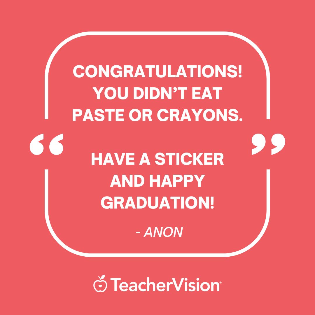 10 Inspiring Kindergarten Graduation Quotes TeacherVision